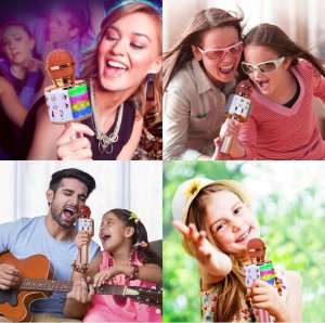 Mikrofon Rosfix MIKROFON KARAOKE BLUETOOTH GŁOŚNIK TAŃCZĄCY KAKTUS 5