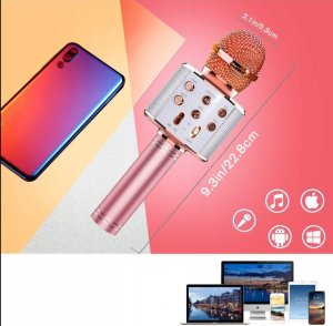 Mikrofon Rosfix MIKROFON KARAOKE BLUETOOTH GŁOŚNIK TAŃCZĄCY KAKTUS 7