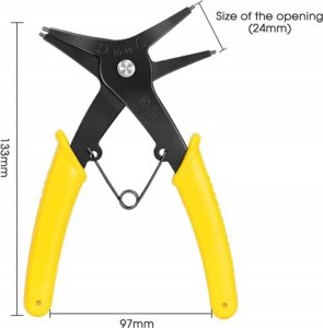 Rosfix SZCZYPCE ZACISKOWE PIERŚCIEŃ ZATRZASKOWY RĘCZNE 1