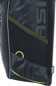 Basil Sakwa turystyczna podwójna BASIL MILES DOUBLE PANNIER BAG 32L MIK System (ready to go), 100% wodoodporna black lime (NEW 2024) 4