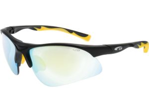 Goggle Okulary przeciwsłoneczne czarno-zółte (E992-2) 1