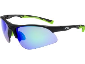 Goggle Okulary przeciwsłoneczne czarno-zielone (E992-3) 1