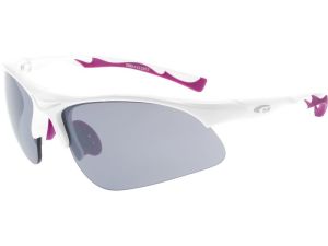 Goggle Okulary przeciwsłoneczne biało-różowe (E992-4) 1