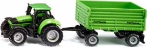 Siku SIKU 1606 Traktor DEUTZ-FAHR z przyczepą 2-osiową Fortuna 1