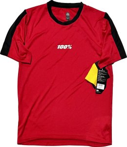 100% Koszulka męska 100% RIDECAMP Jersey krótki rękaw Dark Red roz. M (NEW) 1