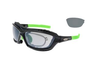 Goggle Okulary przeciwsłoneczne czarno-zielone (T417-3R) 1