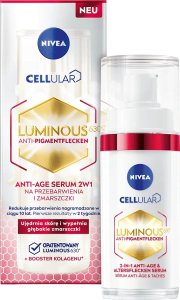 Nivea Cellular Luminous 630 Serum 2w1 na przebarwienia i zmarszczki 30ml 1