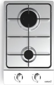 Kuchenka mikrofalowa Cata CATA | Hob | GI 3002 X | Gas | Number of burners/cooking zones 2 | Rotary knobs | Nerūdijantis plienas 1