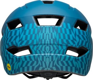 Bell Kask juniorski BELL SIDETRACK Rozmiar kasku: Uniwersalny(50-57 cm), Wybierz kolor: Wavy Checks Matte Blue 37
