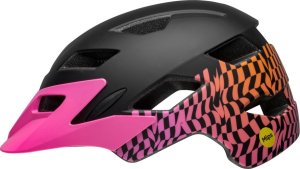 Bell Kask juniorski BELL SIDETRACK Rozmiar kasku: Uniwersalny(50-57 cm), Wybierz kolor: Wavy Checks Matte Blue 39