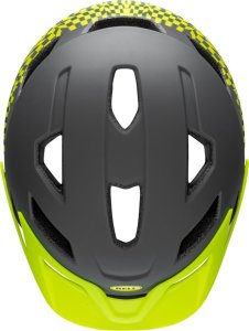Bell Kask juniorski BELL SIDETRACK Rozmiar kasku: Uniwersalny(50-57 cm), Wybierz kolor: Wavy Checks Matte Blue 46