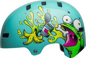 Bell Kask juniorski BELL SPAN Rozmiar kasku: S(51-55 cm), Wybierz kolor: Ravine Gloss White Blue 30