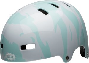 Bell Kask juniorski BELL SPAN Rozmiar kasku: XS(49-53 cm), Wybierz kolor: Ravine Gloss White Blue 63