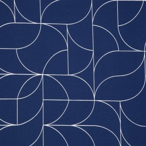 Eurofirany Zasłona na przelotkach z błyszczącym nadrukiem EVI 140X250 granatowa 5