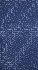 Eurofirany Zasłona na przelotkach z błyszczącym nadrukiem EVI 140X250 granatowa 8