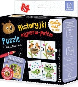 Książeczka Mały Miś to lubi! 3+ Historyjki najpierw-potem. Puzzle + książeczka 1