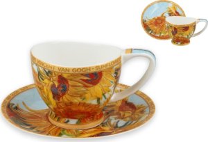 Carmani Filiżanka espresso Vanessa - V. van Gogh, Słoneczniki (CARMANI) 1