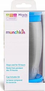 Munchkin MUNCHKIN nerūdijančio plieno puodelis, Miracle 360, mėlynas, 12mėn+, 296ml, 01245001 1