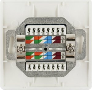 Schwaiger Schwaiger TDU2628532 gniazdko elektryczne RJ-45 Biały 4