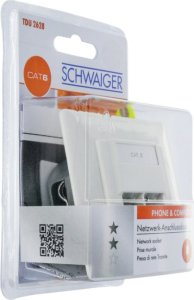 Schwaiger Schwaiger TDU2628532 gniazdko elektryczne RJ-45 Biały 7