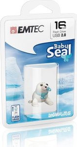 Pendrive Emtec Emtec Baby Seal pamięć USB 16 GB USB Typu-A 2.0 Niebieski, Biały 1