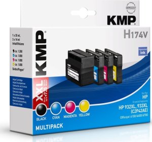 KMP KMP Multipack H174 nabój z tuszem Czarny, Cyjan, Purpurowy, Żółty 1