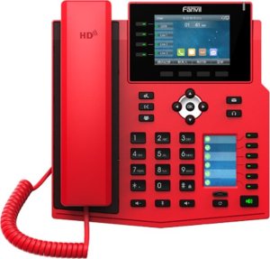 Telefon Fanvil Fanvil X5U-R telefon VoIP Czarny, Czerwony 16 linii Wi-Fi 1