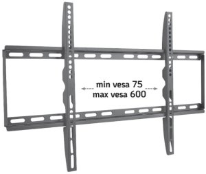 Techly Techly ICA-PLB-162L uchwyt do telewizorów 165,1 cm (65") Czarny 2