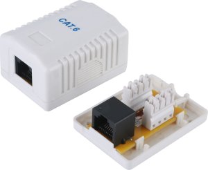 Adapter AV Equip Equip 235213 gniazdko RJ-45 Biały 2