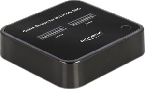 Delock DeLOCK 64177 stacja dokująca do dysków twardych USB 3.2 Gen 2 (3.1 Gen 2) Type-C Czarny 1