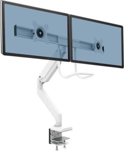 Fellowes Uchwyt biurkowy na 2 monitory do 32" Eppa z listwą (9909401) 2