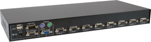 Przełącznik LevelOne LevelOne KVM-3208 przełącznik KVM Możliwości montowania w stelażu Czarny 2