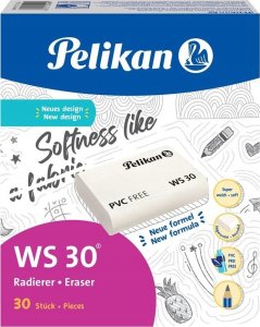 Pelikan Pelikan WS30 gumka Plastik Biały 30 szt. 1