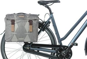 Basil Torba na bagażnik ELEGANCE DOUBLE PANNIER BAG MIK 40-49L, MIK System (ready to go) wodoodporna chateau taupe 5