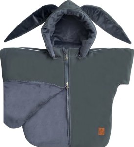 FiGa Ponczo samochodowe FiGa Softshell KRÓLIK Grafit PREMIUM M (Wiek 2,5-8 lat) 1