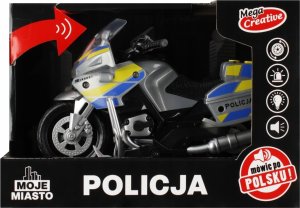 Mega Creative MOTOCYKL POLICJA B/O 21X15X11 MOJE M PLPL MC 48 1