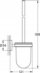 Grohe Grohe szczotka toaletowa (komplet) Essentials, brushed warm sunset 40374DL1 2