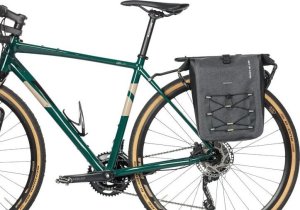 Basil Sakwa pojedyncza BASIL NAVIGATOR STORM SINGLE PANNIER BAG M 12-15 L, Hook On System, wodoodporna, grey black (NEW 2024) 7