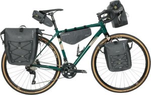 Basil Sakwa pojedyncza BASIL NAVIGATOR STORM SINGLE PANNIER BAG M 12-15 L, Hook On System, wodoodporna, grey black (NEW 2024) 8