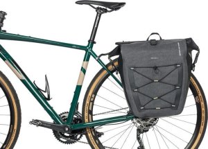 Basil Sakwa pojedyncza NAVIGATOR STORM SINGLE PANNIER BAG L 25-31 L, Hook On System, wodoodporna, grey black (NEW 2024) 6