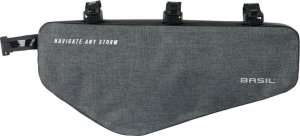 Basil Torba pod ramę BASIL NAVIGATOR STORM FRAME BAG M 2.2L, wodoodporna grey black (NEW 2024) 4
