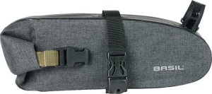 Basil Torebka podsiodłowa BASIL NAVIGATOR STORM SADDLE BAG 1.5L, mocowanie na paski, wodoodporna grey black (NEW 2024) 4