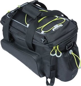 Basil Torba na bagażnik BASIL MILES TARPAULIN TRUNKBAG XL PRO 9-36L, 100% wodoodporna black lime (bez płytki mocującej) (NEW 2024) 1