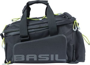 Basil Torba na bagażnik BASIL MILES TARPAULIN TRUNKBAG XL PRO 9-36L, 100% wodoodporna black lime (bez płytki mocującej) (NEW 2024) 2