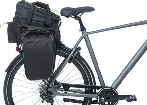 Basil Torba na bagażnik BASIL MILES TARPAULIN TRUNKBAG XL PRO 9-36L, 100% wodoodporna black lime (bez płytki mocującej) (NEW 2024) 8