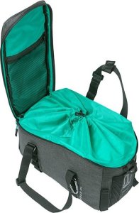 Basil Torba na bagażnik DISCOVERY 365D TRUNKBAG M 9L, wodoodporna black melee (NEW 2024) 5