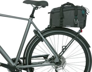 Basil Torba na bagażnik DISCOVERY 365D TRUNKBAG M 9L, wodoodporna black melee (NEW 2024) 6
