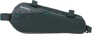 Basil Torebka podsiodłowa BASIL DISCOVERY 365D FRAME BAG M 1.8L, mocowanie na paski, wodoodporna black melee (NEW 2024) 2