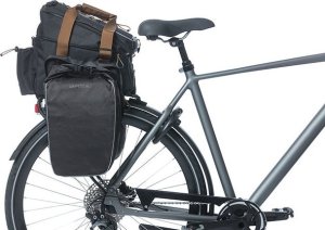 Basil Torba na bagażnik BASIL MILES TARPAULIN TRUNKBAG XL PRO 9-36L, 100% wodoodporna black slate (bez płytki mocującej) (NEW 2024) 8