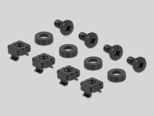 Delock DeLOCK 66884 organizator na kable Stojak Szyna kablowa Czarny 1 szt. 3